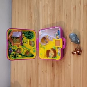 Polly Pocket Zoo World Jungle Vintage 1989 Bluebird Toys